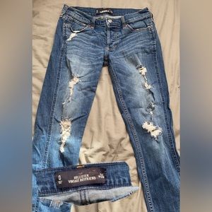 size w24 hollister vintage boyfriend jeans